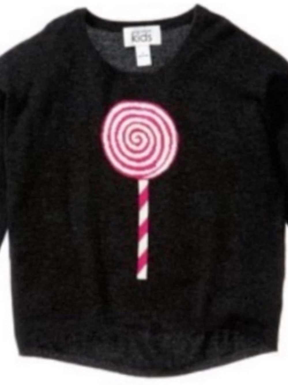 Autumn Cashmere Lollipop Intarsia Hi-Lo Sweater
